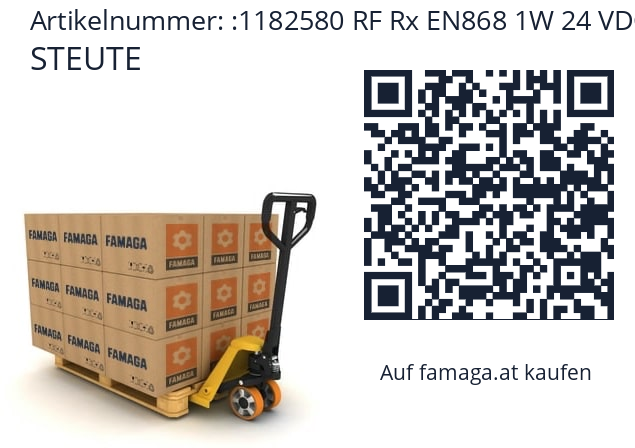   STEUTE 1182580 RF Rx EN868 1W 24 VDC (90590001)