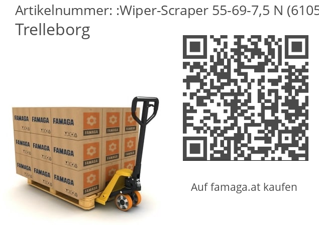   Trelleborg Wiper-Scraper 55-69-7,5 N (610550690799)